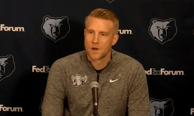 开云体育入口-灰熊主帅采访全文：年轻球员非常棒，会继续保持战术风格